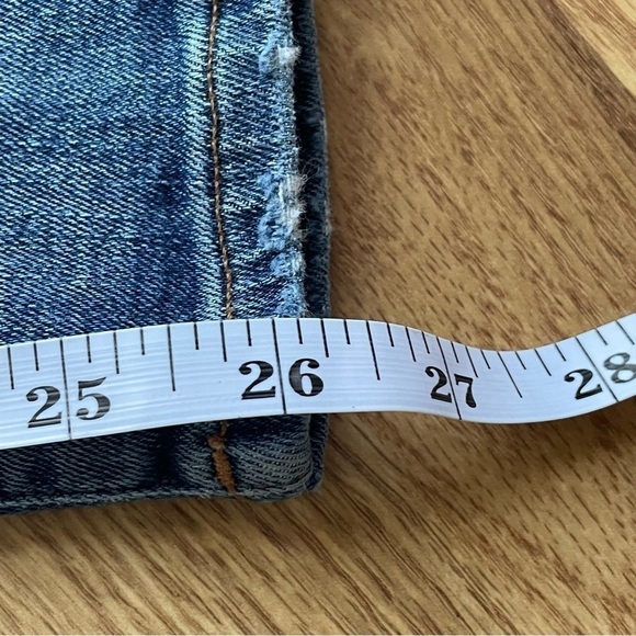 AGOLDE Women’s Sophie High Rise Skinny Distressed Ankle Crop Denim Jeans 25 - Picture 12 of 15